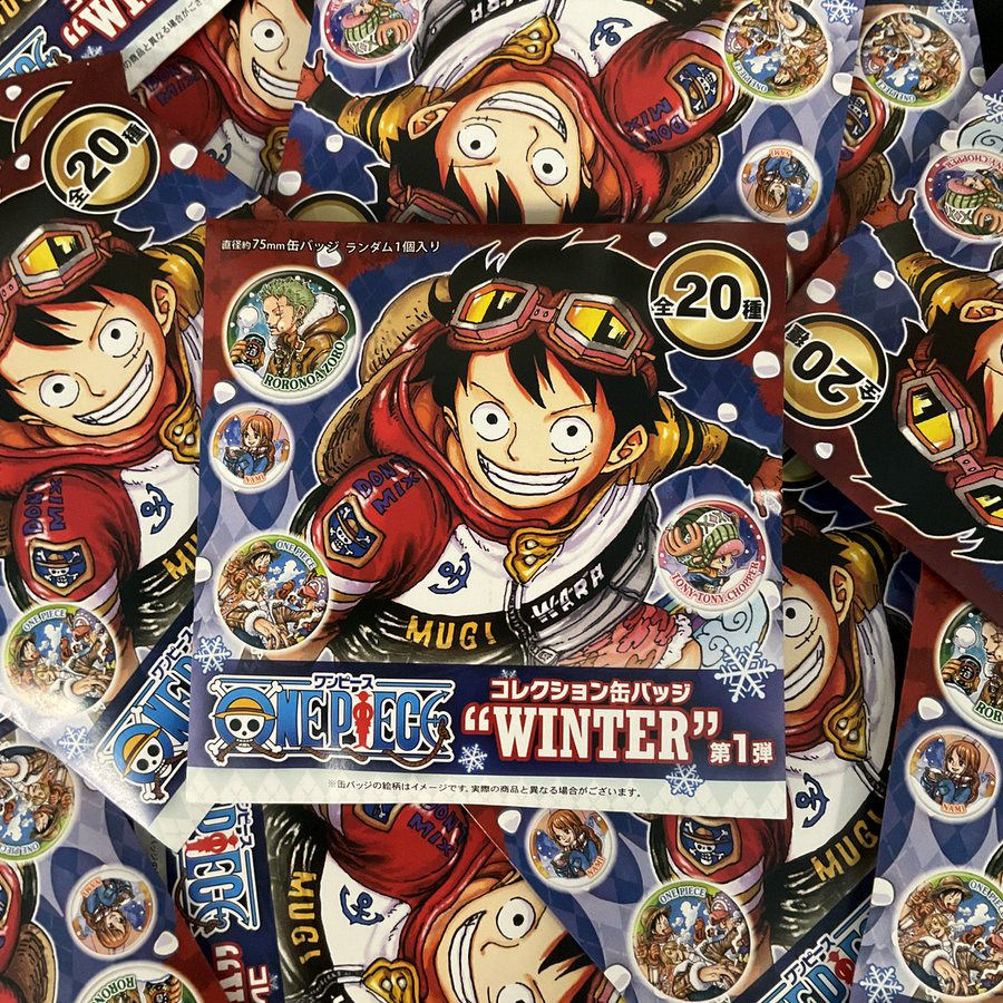 再入荷】原画商品 コレクション缶バッジ“WINTER”(全20種) 1個:550円