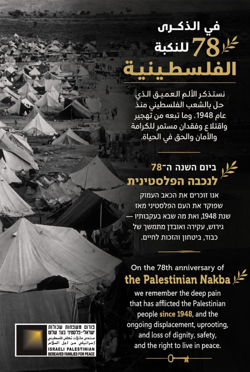 The Israeli-Palestinian Bereaved Families Forum tweet media