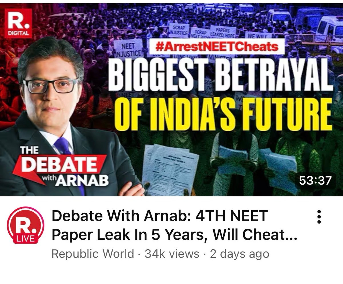 Thitu_Cool's tweet photo. @NTA_Exams @republic @arnabgoswami #arnabgoswami while asking resignation to Mr Abhishek singh sir ask the same to your master @dpradhanbjp ji for #NEETUG2026Cancelled @aajtak https://t.co/LHNeY6SSRi