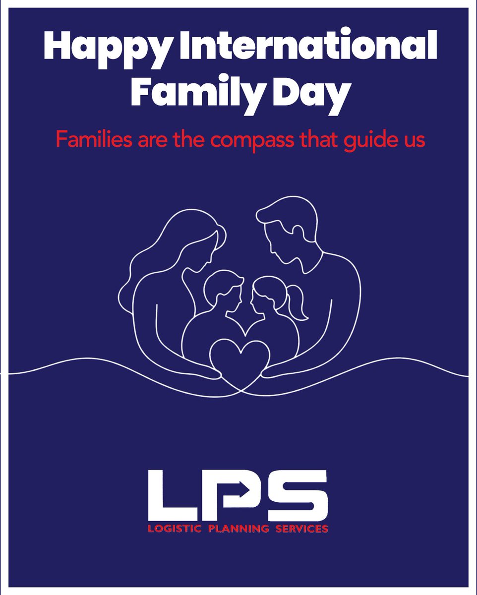 LogisticPlan's tweet photo. Happy International Family Day - Families are the compass that guide us
https://t.co/XKXU8ZLZLg
#logistics #transport #containertransport #LogisticPlanning #Internationalfamilyday https://t.co/ozcGn3Dh5q