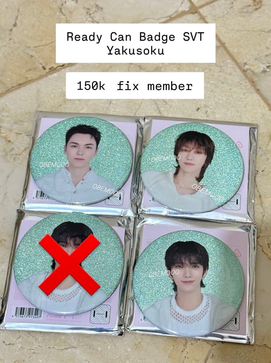 obemooo's tweet photo. WTS LFB SEVENTEEN YAKUSOKU CAN BADGE

Ready INA siap kirim
Avail: Joshua - The8 - Vernon
💰150k
📍Tangerang https://t.co/0ho3nKtjcP