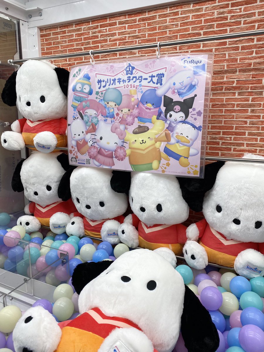 ✨アミューズ入荷景品✨ ポチャッコ キャラクター大賞2026超超BIG