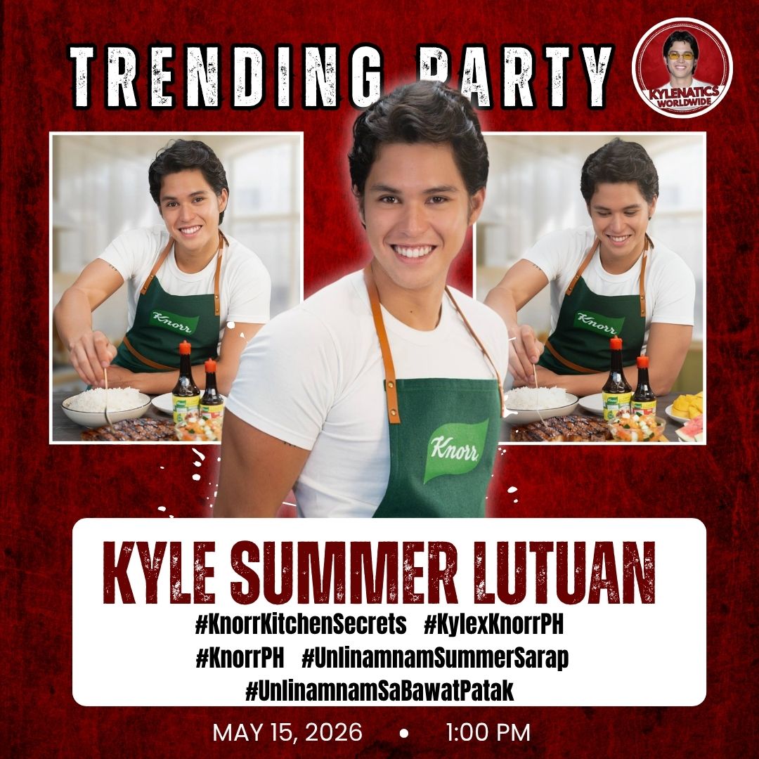 _ktrendsetter's tweet photo. Join us for today's tp while enjoying your lunch. 

KYLE SUMMER LUTUAN

#KnorrKitchenSecrets #KylexKnorrPH #KnorrPH #UnlinamnamSummerSarap #UnlinamnamSaBawatPatak https://t.co/MuVFGZqbpQ