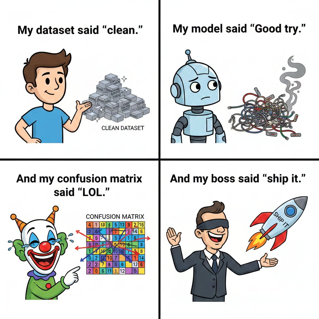 OfficialAIML's tweet photo. 𝑭𝒓𝒊𝒅𝒂𝒚 𝑭𝒖𝒏 from https://t.co/X5kU31dHVp: Building AI, Using AI, Shipping AI is the name of the game today... but somewhere between the dataset and the deadline, reality hits different. 😅

Let's take a chill-pill! Happy Friday! 🎉

#fridayfun #aimlcom #machinelearning #ai #interviews

🏃‍➡️ Follow @OfficialAIML for latest updates on AI

--
🎓 Preparing for Machine Learning interviews, join https://t.co/X5kU31dHVp. Get access to:

📚 400+ Interview Questions: https://t.co/gihA70VjZI

📊 600+ Practice Quiz Questions: https://t.co/x61oAUjFA3

🌐 𝑨𝑰𝑴𝑳.𝒄𝒐𝒎 𝒊𝒔 𝒕𝒉𝒆 𝒘𝒐𝒓𝒍𝒅'𝒔 𝒍𝒂𝒓𝒈𝒆𝒔𝒕 𝒓𝒆𝒑𝒐𝒔𝒊𝒕𝒐𝒓𝒚 𝒐𝒇 𝑴𝐚𝐜𝐡𝐢𝐧𝐞 𝑳𝐞𝐚𝐫𝐧𝐢𝐧𝐠 𝒊𝒏𝒕𝒆𝒓𝒗𝒊𝒆𝒘 𝒒𝒖𝒆𝒔𝒕𝒊𝒐𝒏𝒔 𝒂𝒏𝒅 𝒒𝒖𝒊𝒛𝒛𝒆𝒔 - Built by learners for learners!