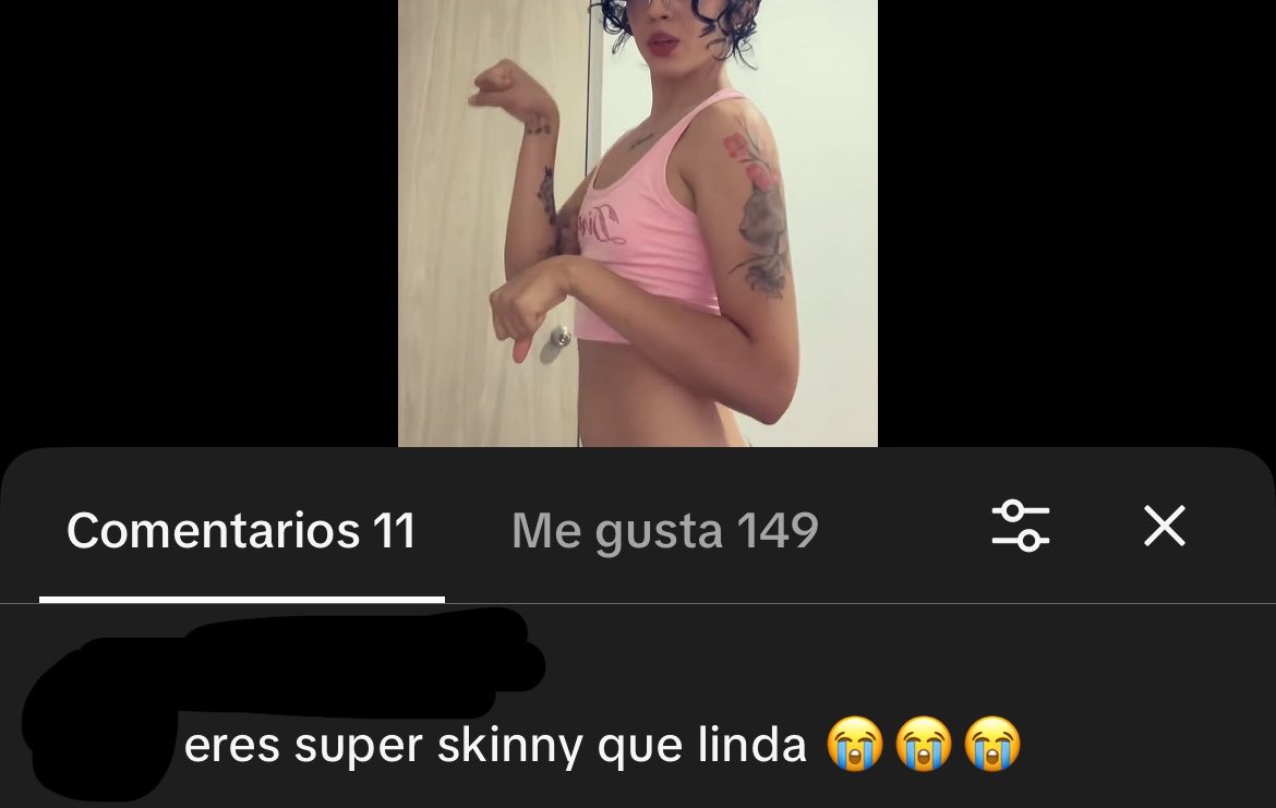 virtualbmbi's tweet photo. el comentario que hasta el sol de hoy me sigue triggereando para bajar de peso de nuevo y ser incluso MÁS skinny 💔💔💔 https://t.co/xaDvGkqkQv