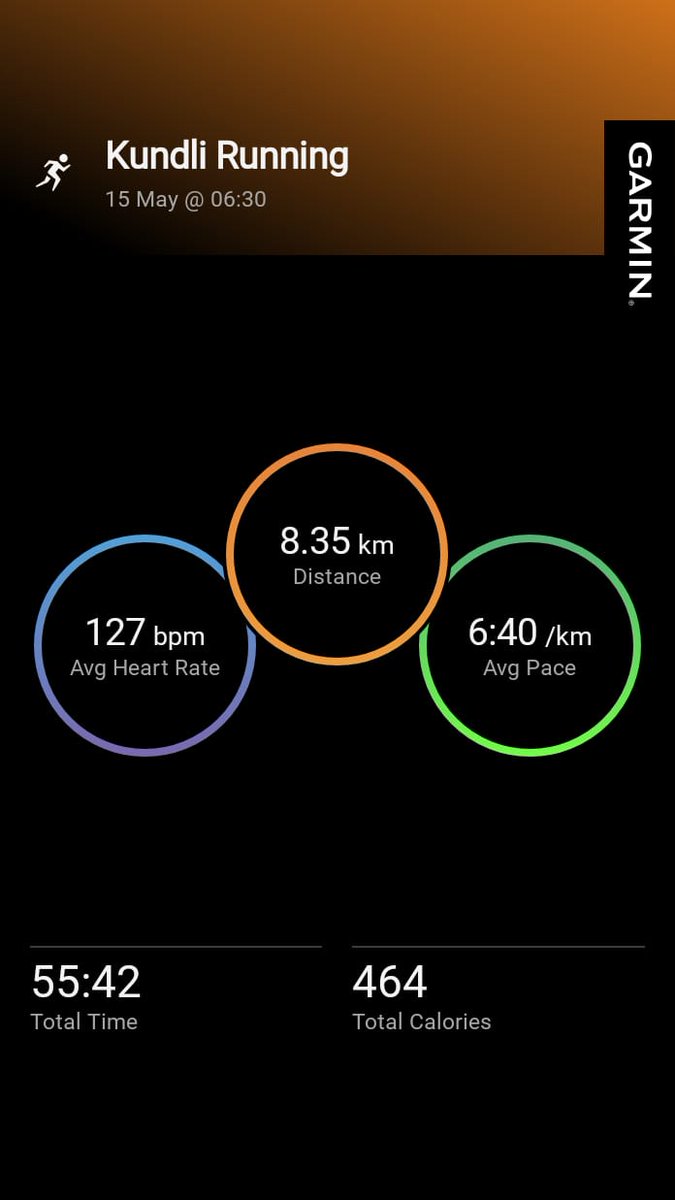 gbsdelhi's tweet photo. 8 K Run with Avg HR 127
Maxi HR 157 Avg Cadence 192
Max Cadence 202
Avg Stride Length 0.78 Mtr 🇮🇳

66% in Zone 2

#FitnessMotivation
#beingfit@64

#proudseniorcitizen
#workinprogress
#MissionLiFE
#FitIndia 
#HitIndia 

@mansukhmandviya https://t.co/H22YvCmXwS