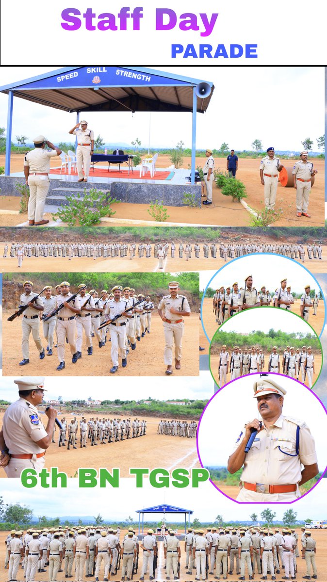 6thBnTSSP's tweet photo. Today Staff Day Conducted the PARADE to the Police Personnel's of this unit. https://t.co/gvazcTSaz9
