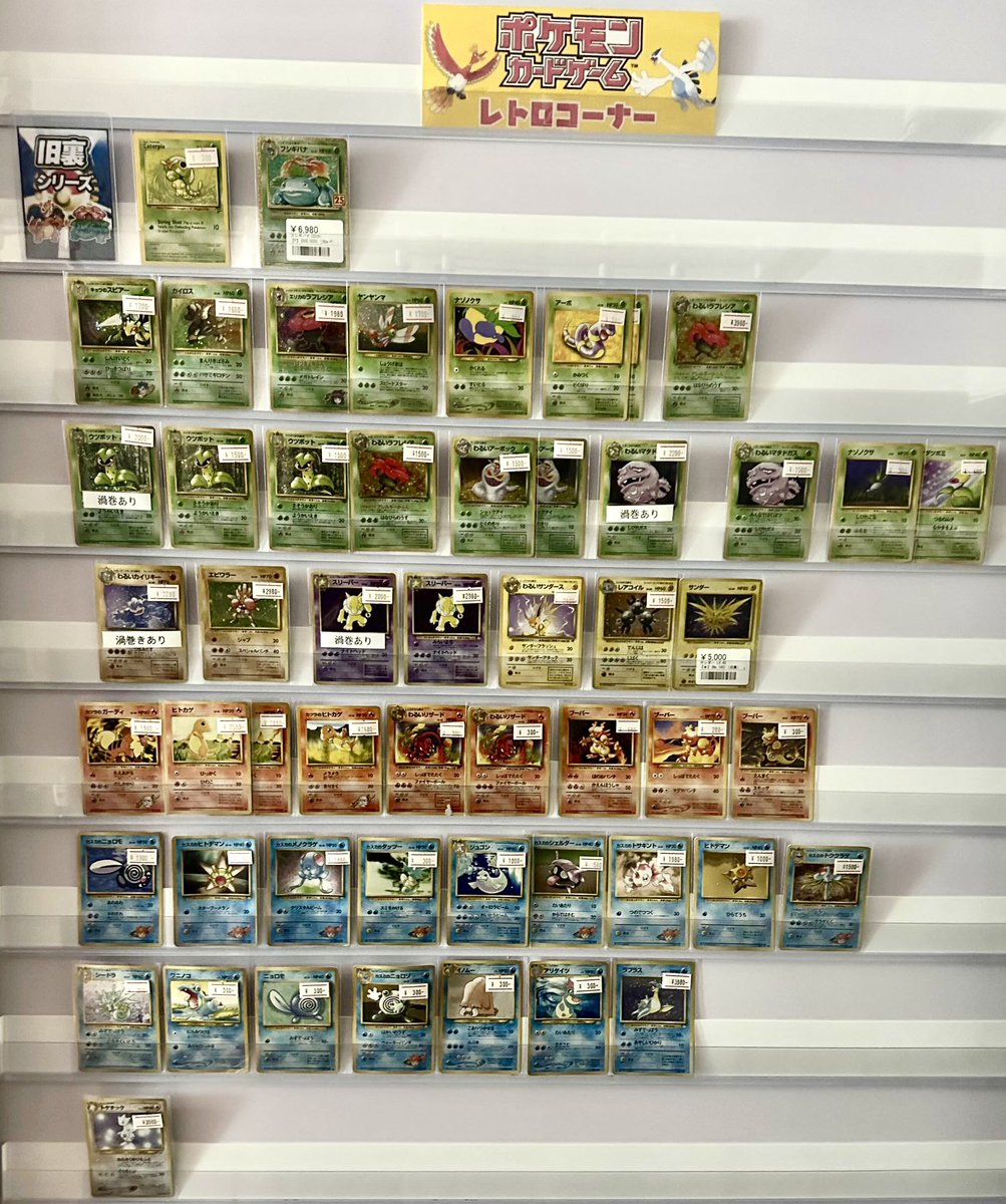 🔥ポケカシングルカード販売情報🔥 🌟ショーケース紹介②🌟 旧裏の