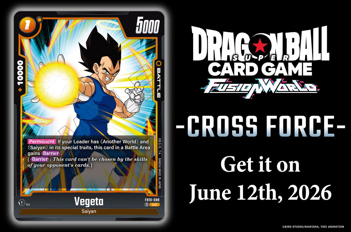 Dragon Ball Super Card Fusion World (@dbfw_cardgameEN) / Posts / X