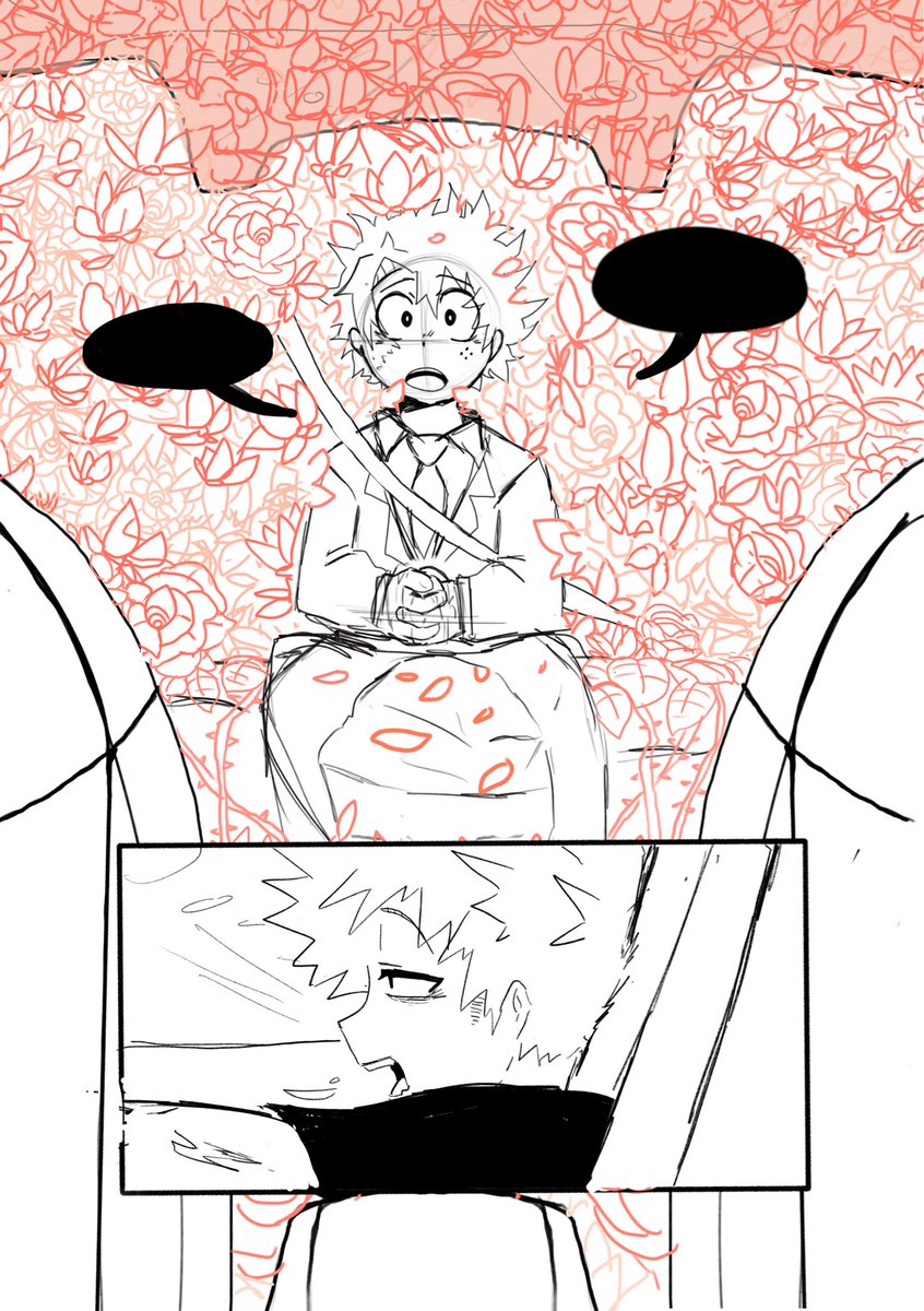 izukacchan's tweet photo. An old WIP that I’m coming back to! Hope everyone likes 431 hanahaki dkbk 🚗🌷

No seriously, why is his carseat like that?? https://t.co/Z4AffwZOe9