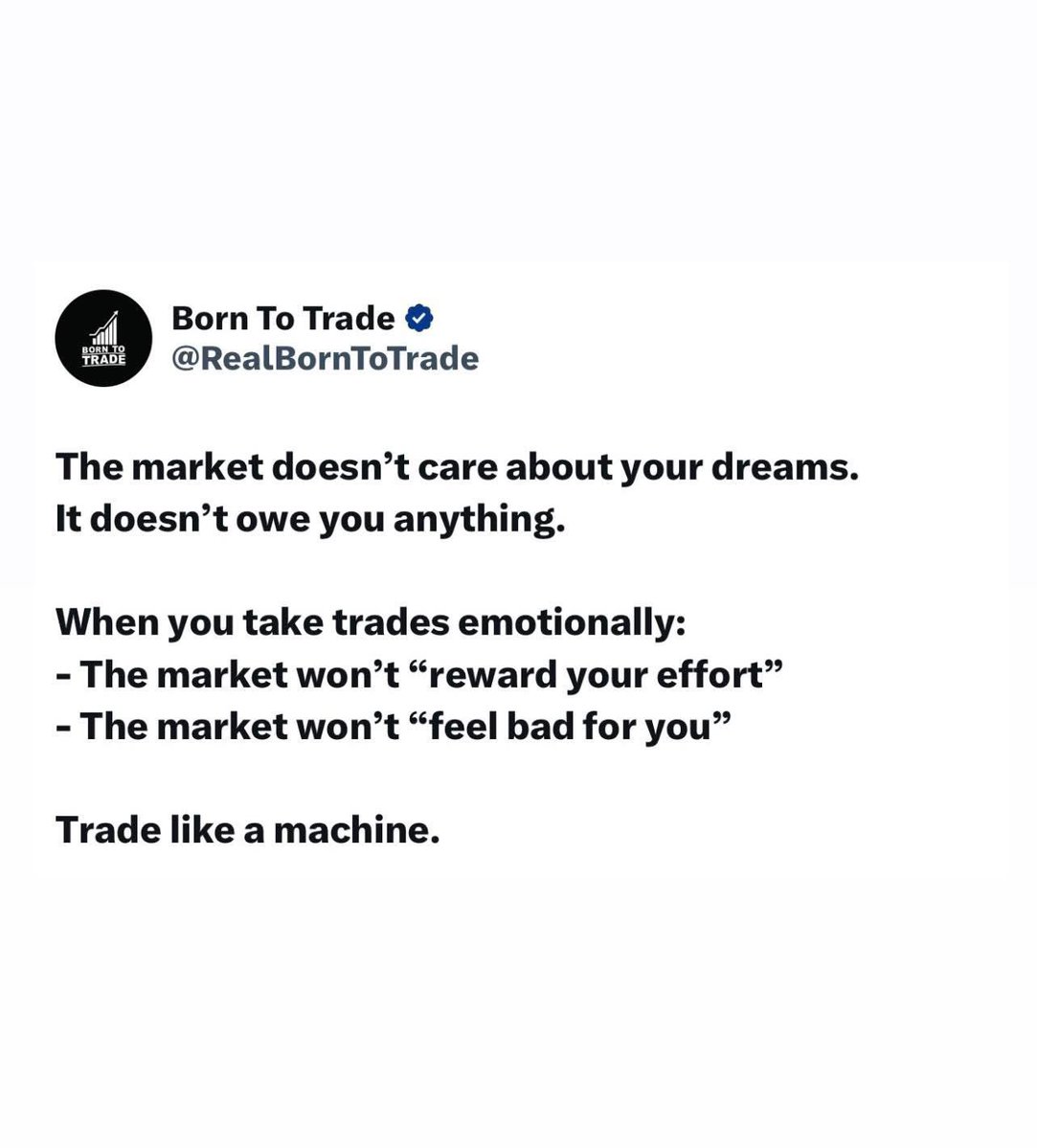Born To Trade tweet media