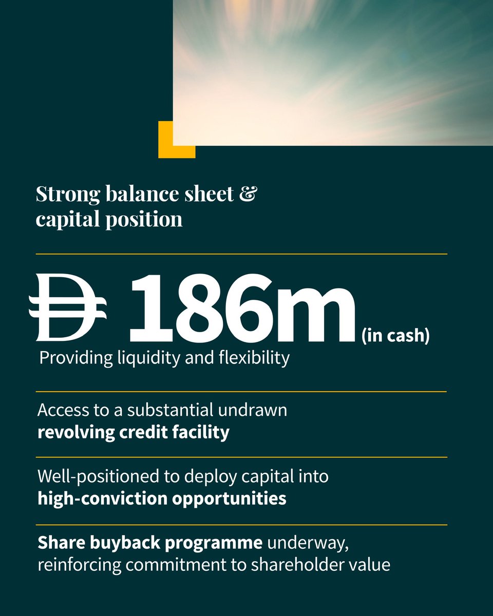 WahaCapital's tweet photo. Waha Capital reported Q1 2026 net profit of AED 57 million, reflecting resilient performance despite market volatility.

All three business pillars contributed to results, underpinned by a diversified investment platform and disciplined execution.

For more details, read the full press release here: https://t.co/9GoJYOwgrq