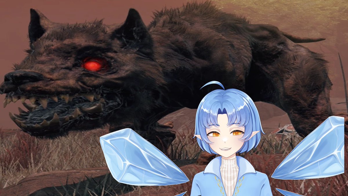 PuckThePixie's tweet photo. Meet my new dog, Pumpkin! He doesn't bite but he does speak in dead tongues!
#Vtuber | #VtuberUprising https://t.co/qhCAtoHdun