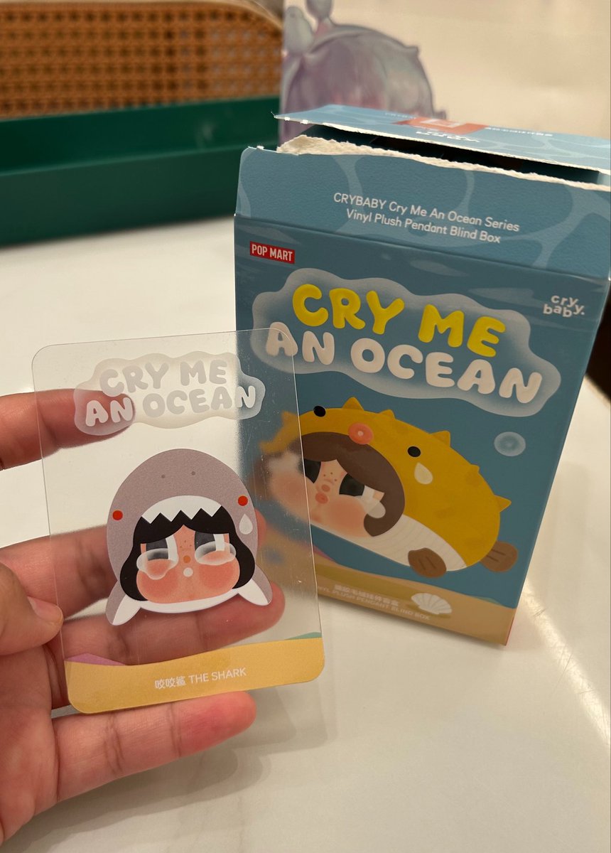 olyyoon's tweet photo. Wts crybaby shark (cry me an ocean) RM50 can nego dm me (area kl) https://t.co/hhSHMXcNdQ