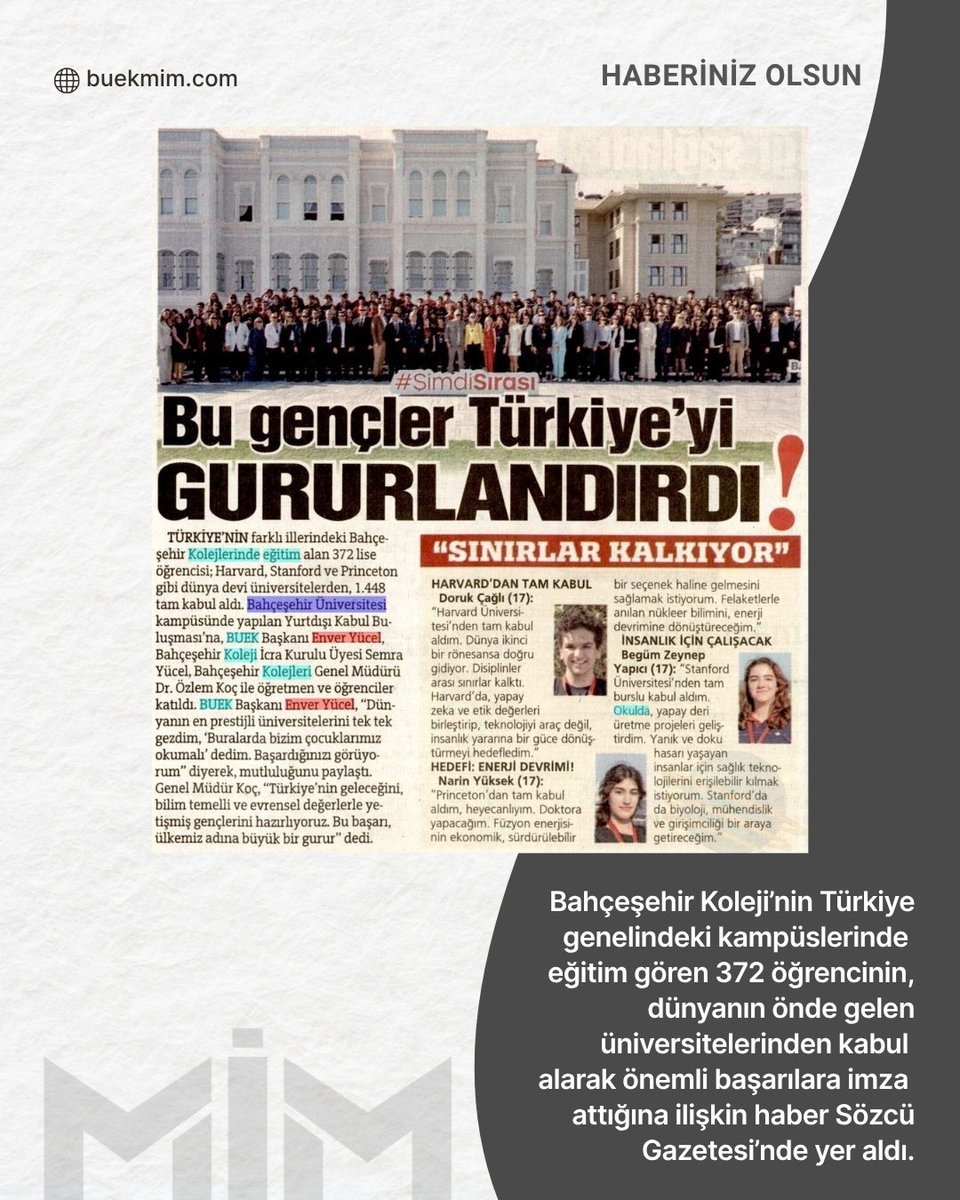 BUEK MİM tweet media