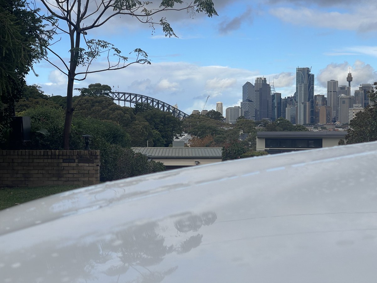 SecureElectriX's tweet photo. Amazing views across to Sydney’s CBD from a same day, emergency callout in Waverton this afternoon https://t.co/LxNiyRllAi