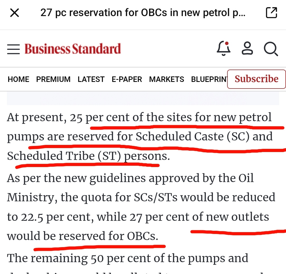 Reservation Reform tweet media