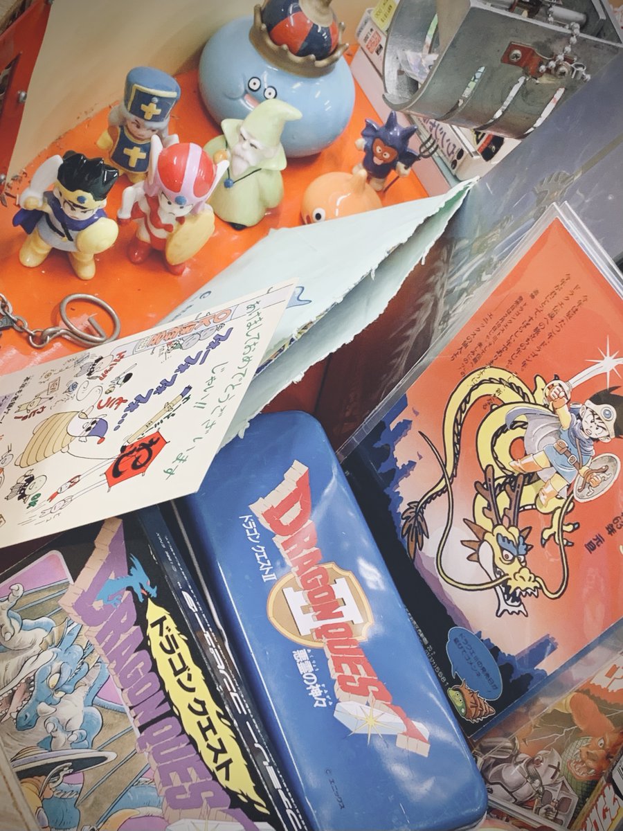 5/27はドラゴンクエストの日、今年は発売40周年🎉 只今展示コーナーは