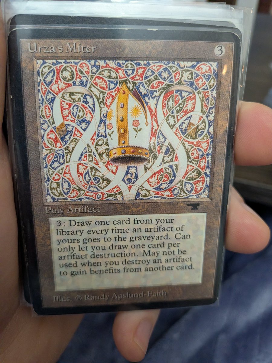 TopShelfGGN's tweet photo. TIL Urza was a member of the papacy.

#MagictheGathering https://t.co/xWzt8Nsekp
