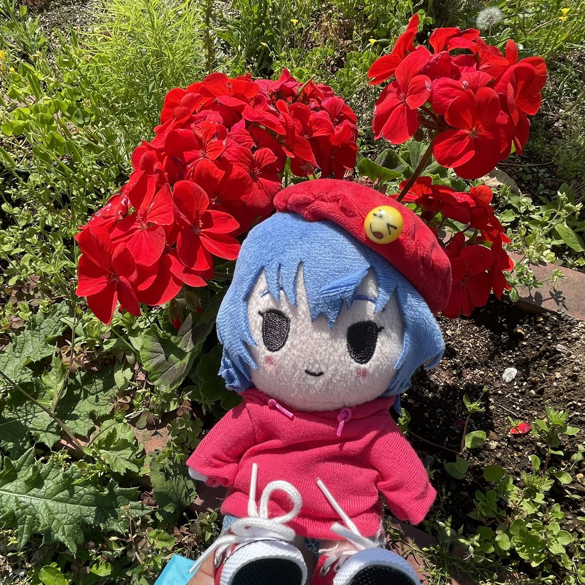 今日もウチの鈴ヶ森さんは可愛い🥰 #ざつ旅 #鈴ヶ森ちか #ぬいヶ森さん