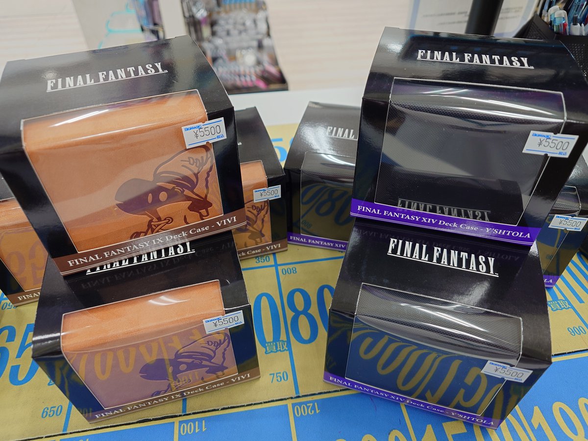 bigmagicakb's tweet photo. 【#FFTCG #MTGxFinalFantasy】 
スクウェア・エニックス版 デッキボックス
「ファイナルファンタジーIX ビビ」
「ファイナルファンタジーXIV ヤ・シュトラ」
入荷しました！価格は1個5,500円(税込)！
数量が少ないのでご購入はお早めに！！ https://t.co/QIfC3L8NpA