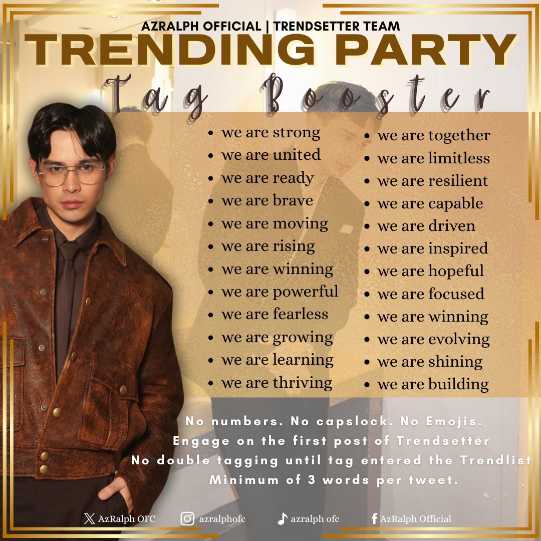 AZRALPH TRENDSETTER tweet media