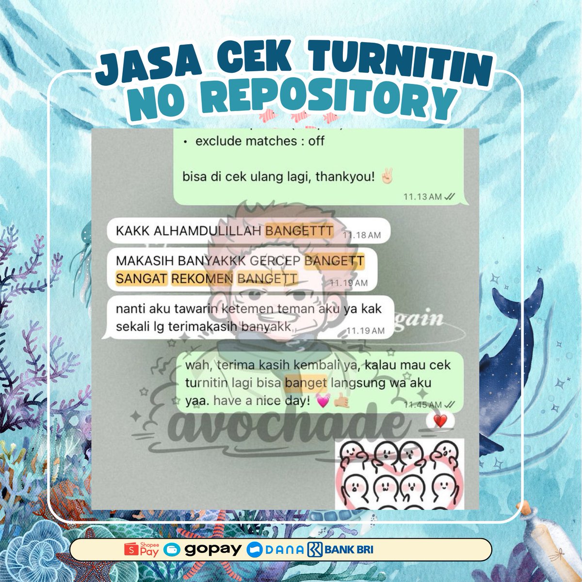 𝙯𝙖𝙡 - cek turnitin & drillbit fast! tweet media