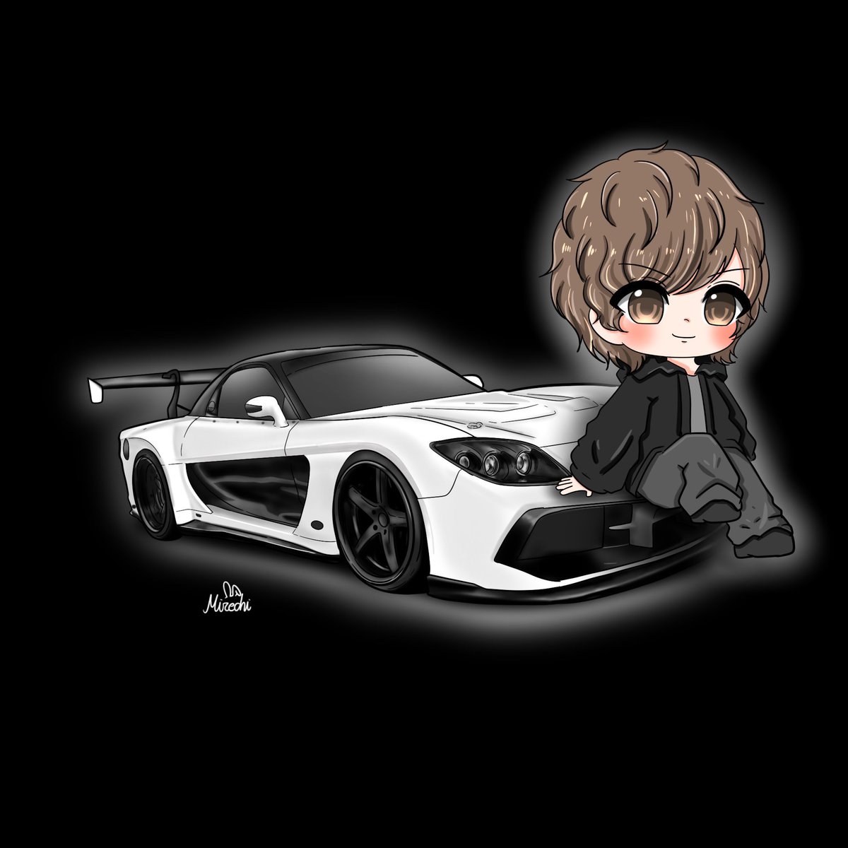 Mirea_0's tweet photo. ミニキャラ【オーナー】×車のイラスト 依頼
お待ちしております... 🥺🌷

お写真から ミニキャラ化出来るので
人物と車の写真だけでも 大丈夫です◎

記念に... いかがでしょうか 🚗📸 https://t.co/4o73cCDsRP