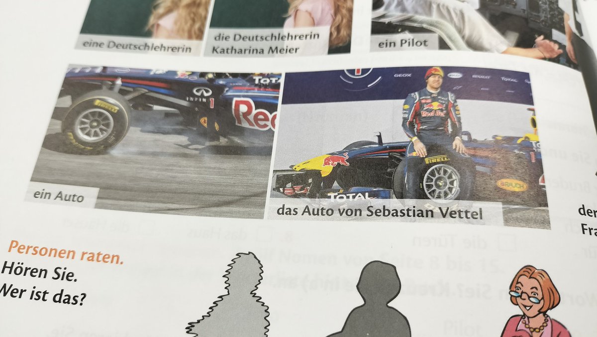 _SP1T_F1RE_'s tweet photo. ドイツ語の教科書にベッテルいた https://t.co/JURTN24rvW