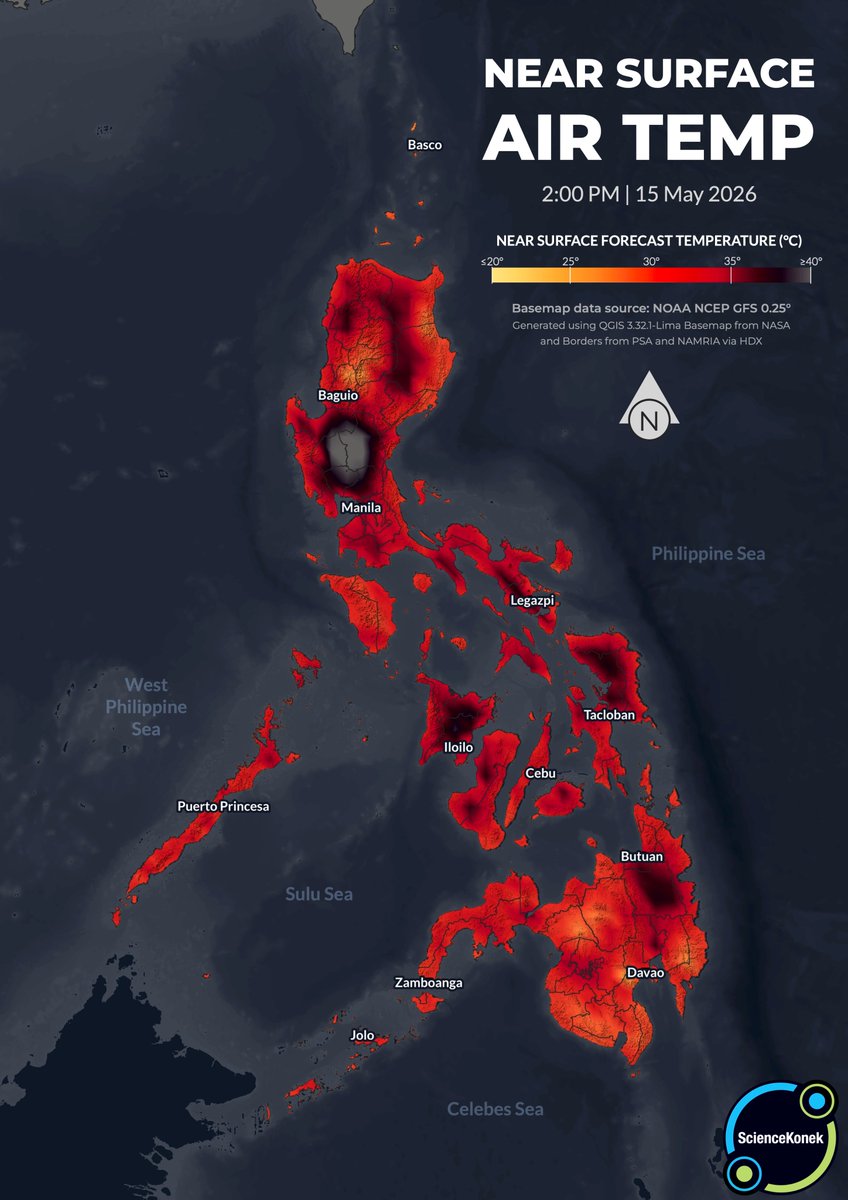 sciencekonek's tweet photo. Sasabay muli ang rotational brownout sa #Luzon at #Visayas sa matinding init ngayong araw. Ingat po! #TagInit2026 https://t.co/i213yleOr5
