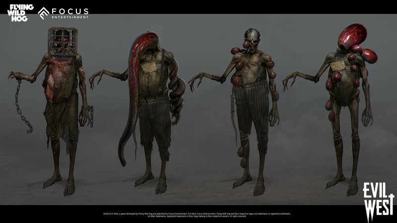 afrollama's tweet photo. @craft2_luky Evil West is my favorite 7/10 game ever, and while they're a bit silly looking I like the way vampires are in that game, especially the lowly ones you encounter early on. (Also Sanguisuge is a cool name for their "family" tree) https://t.co/JiFdQ7ZelN