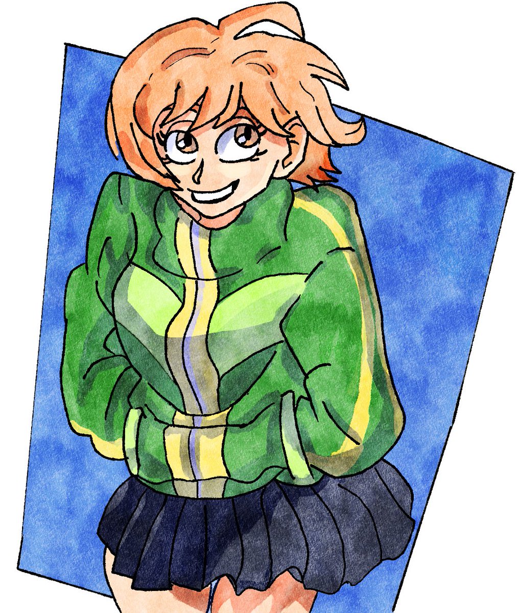 Chie Satonaka watercolour #persona4