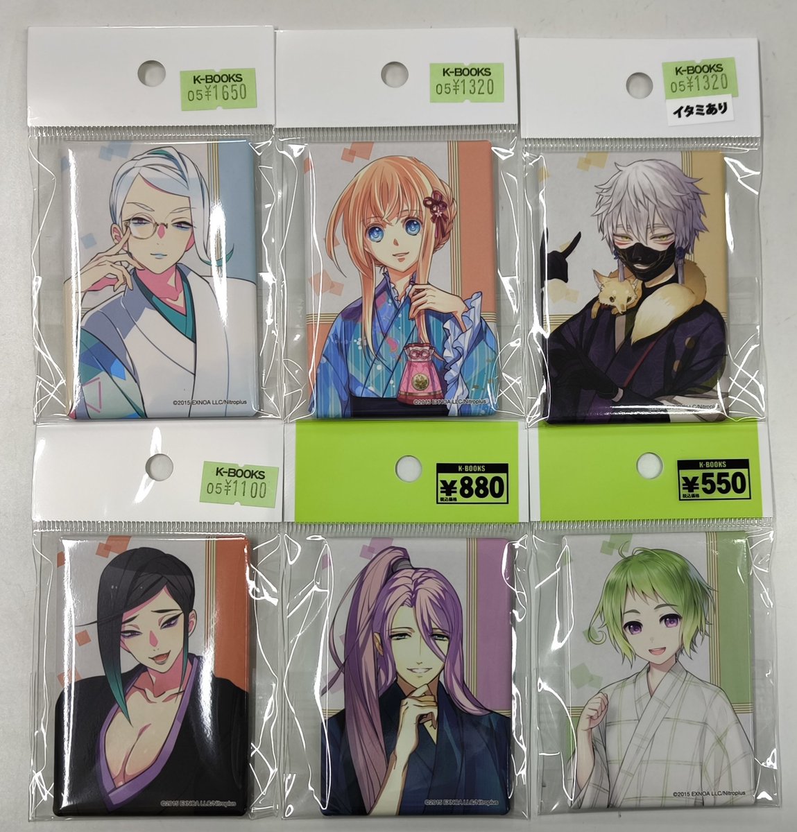 入荷情報】 刀剣乱舞 とうらぶ スクエア缶バッジコレクション 軽装 巴