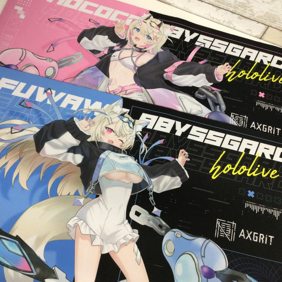 ホロライブ Advent TSUTAYA AXGRIT デスクマット フワワ ファンダムなんば です🧪 【入荷情報】 Advent AXGRIT SHIBUYA TSUTAYA