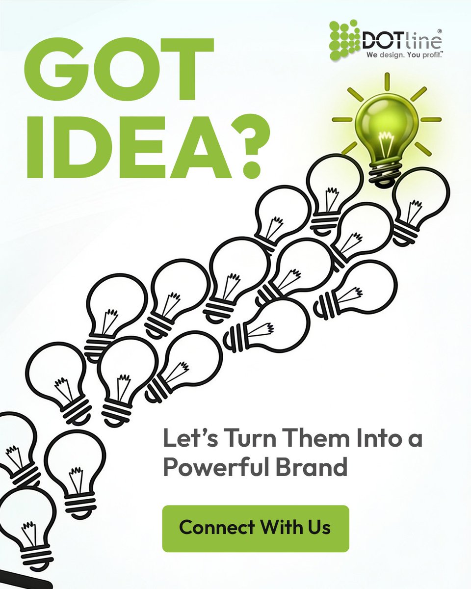 dotlineweb's tweet photo. 💡 Got an idea?
Let’s turn it into a powerful brand that stands out, connects &amp; grows.
From branding and creatives to digital marketing, we help businesses create impact online.
Contact us today
🌐 https://t.co/Od9EfUI7I1
#Dotline #Branding #DigitalMarketing #CreativeAgency https://t.co/YxIO3Mk1EI