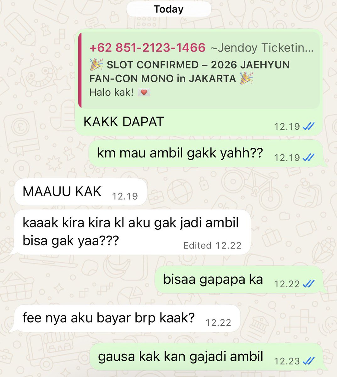 ✧˖° Jendoy 🦁- Ticketing Services ˖°✧ tweet media