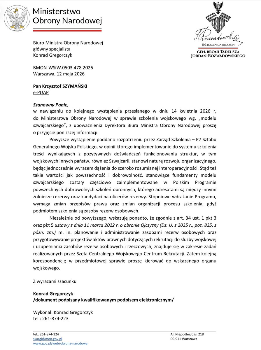 Po prostu emeryt / Leśnik tweet media