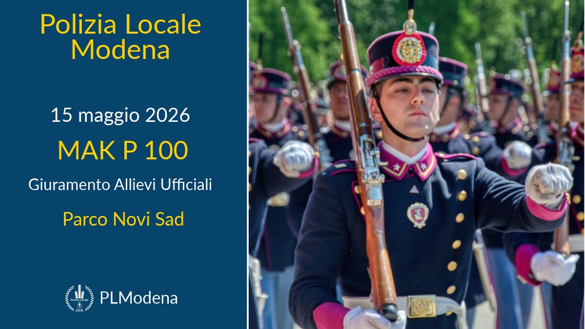 Polizia Locale Modena tweet media