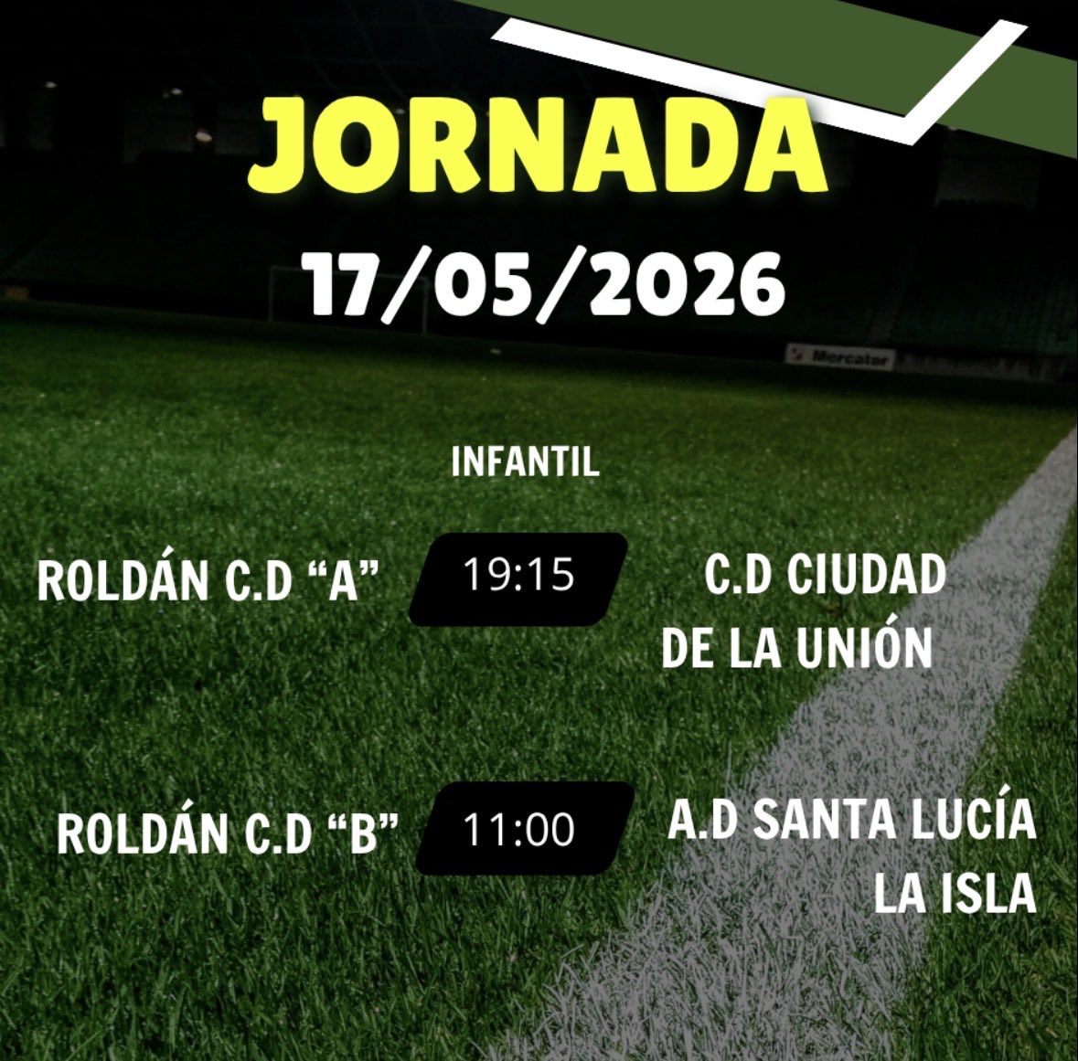 roldan_cd's tweet photo. JORNADA 16/05/2026 ⚽️ https://t.co/6rCvAOO26H
