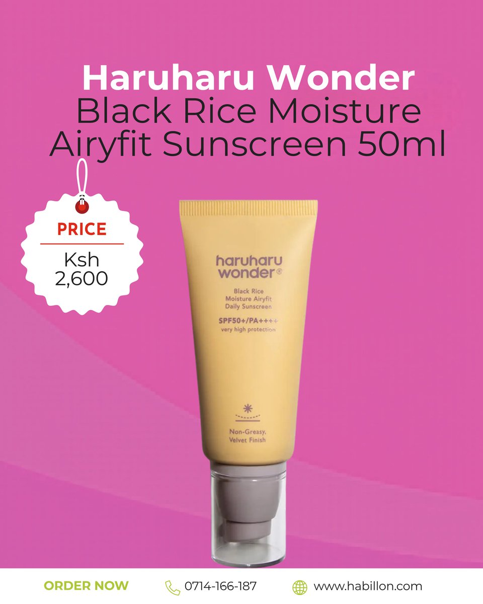 Habillon_ke's tweet photo. GET your sunscreen from our website or call/WhatsApp 0714166187. https://t.co/Y4wTDcNjVS