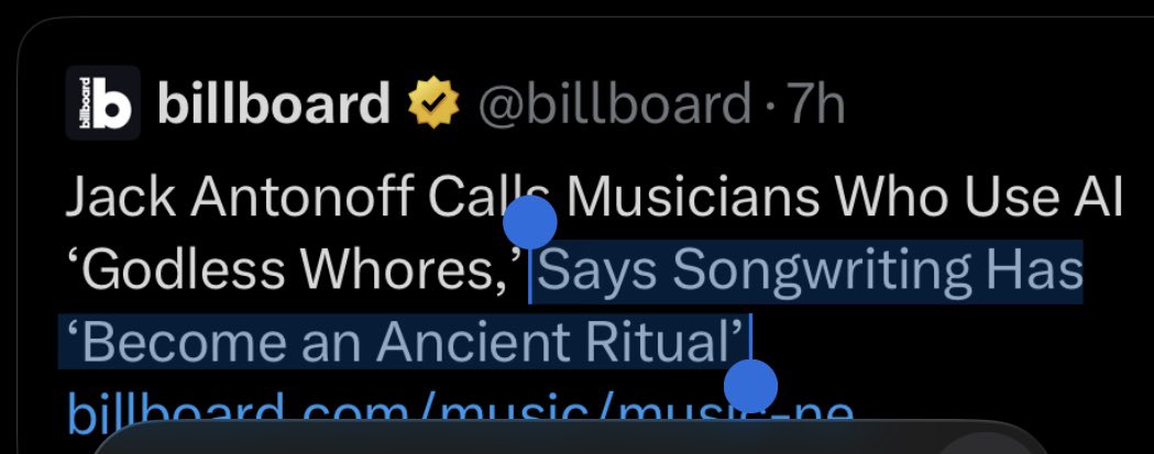BryceM88's tweet photo. rest easily assured, autobiography man: there’s no ~way~ a machine could ever train these soul psalms—etched in parallel, preservation-worthy importance

—as worthy as those within the pyramids

(just having some fun. w/ this—you do you; s/o your agent) https://t.co/QNUVIndXgL