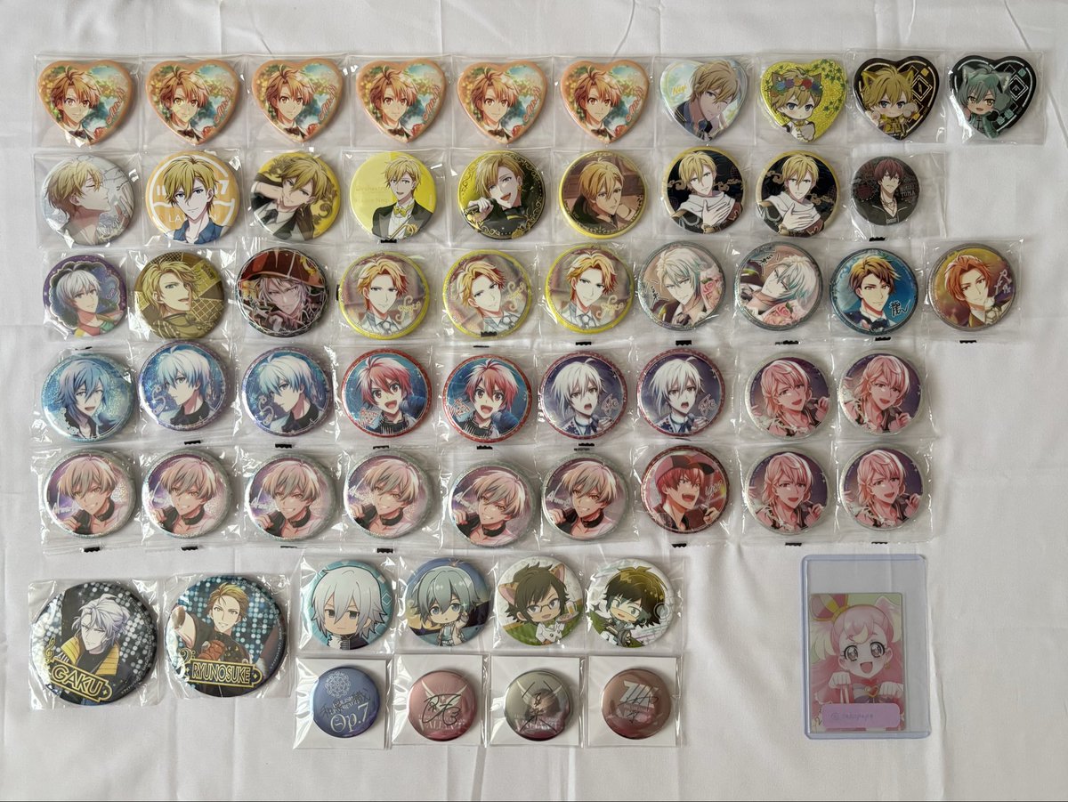 アイナナ 缶バッジ 怪獣ぱじゃま ぱしゃこれ リンライ ウエハース メタカ ナギ 交換：アイドリッシュセブン アイナナ メタカ ぱしゃこれ 缶バッジ