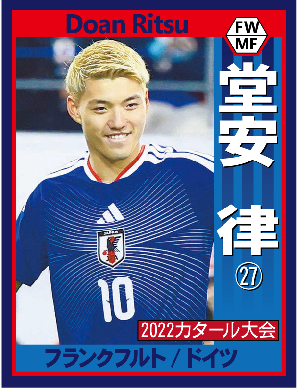 サッカー日本代表 W杯メンバー発表 ⚽️⭐️⚽️⭐️⚽️⭐️⚽️ 堂安