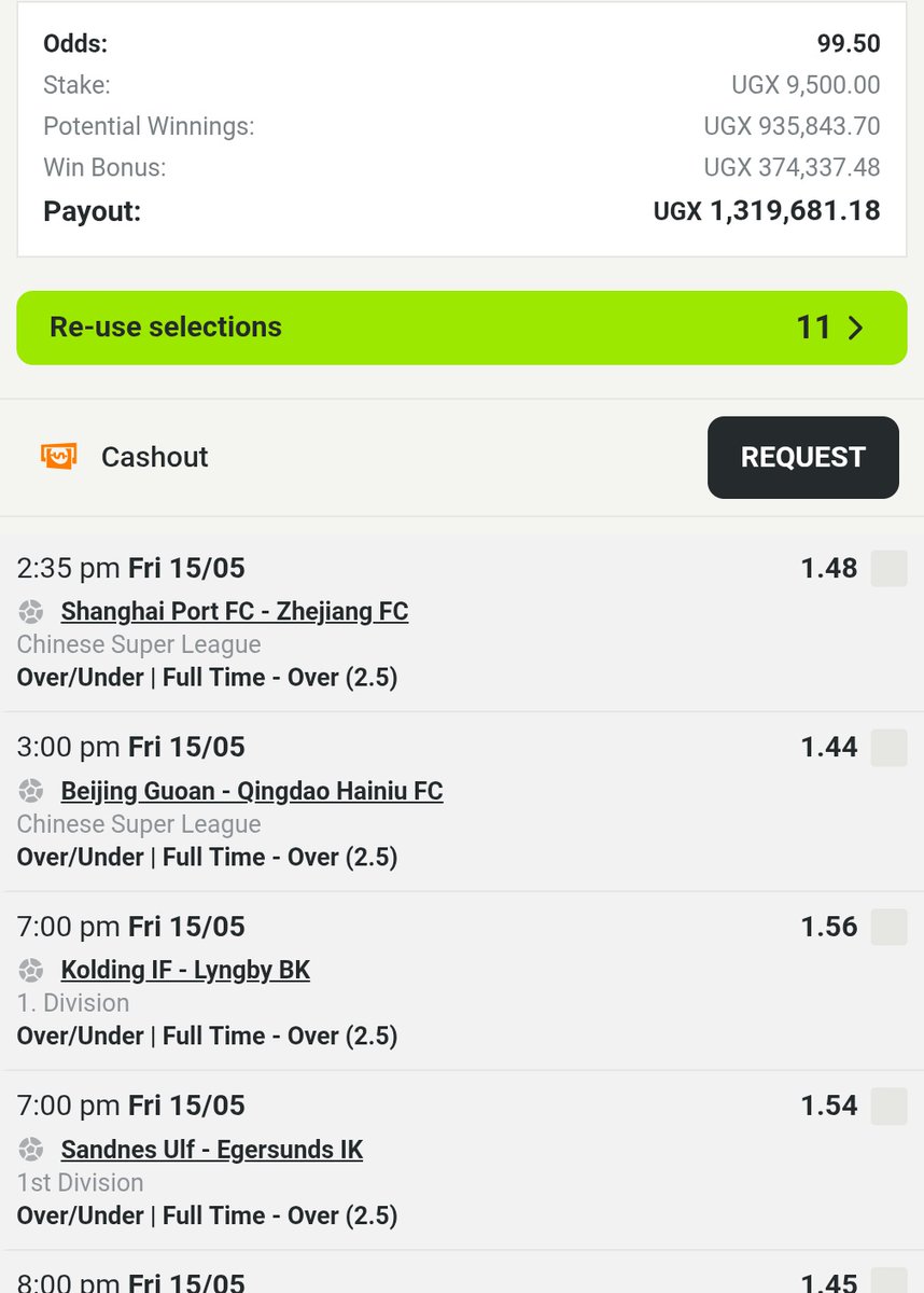 miyingo_robert's tweet photo. First ticket of the day is already out early ⚽🔥
The reason I post early is simple — I want everyone to have enough time to analyze the matches, edit where necessary, and pick what you feel is best from the slip 💯
Don’t just follow blindly, study the games too and make your best selections. Smart betting wins  🤝💰🍀
Betpawa code: 6AEJ3MO