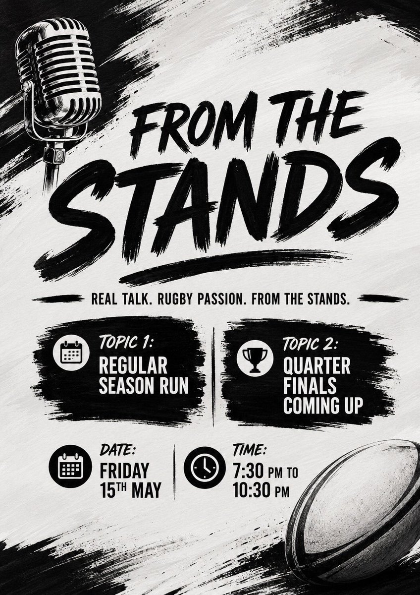 FROM THE STANDS 🎙️ tweet media