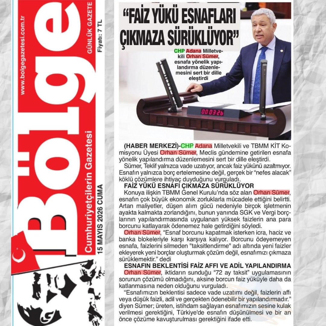 Orhan SÜMER tweet media