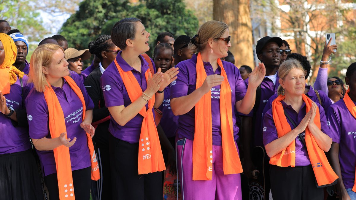 EricTK2018's tweet photo. Ladies and gentlemen, today I want to extend my deepest gratitude to these distinguished leaders for their resilient commitment to advancing gender equality, promoting adolescent and youth sexual reproductive health and rights (SRHR), and ending Gender-Based Violence (GBV) in Uganda.

Ambassadors Maria Håkansson (@SwedEnvoyUganda), Signe Winding Albjerg (@DKAmbUganda), Frederieke Quispel (@FrederiekeQ), and Hildigunnur Engilbertsdóttir (Head of Mission, @IcelandinUganda) — we are incredibly proud of your energy, leadership, and unwavering efforts.

Special thanks to Kristine Blokhus (@kristineblokhus) for your outstanding strategic leadership.

As @MakerereGMD, we are deeply honored to partner with you in driving this critical impact.