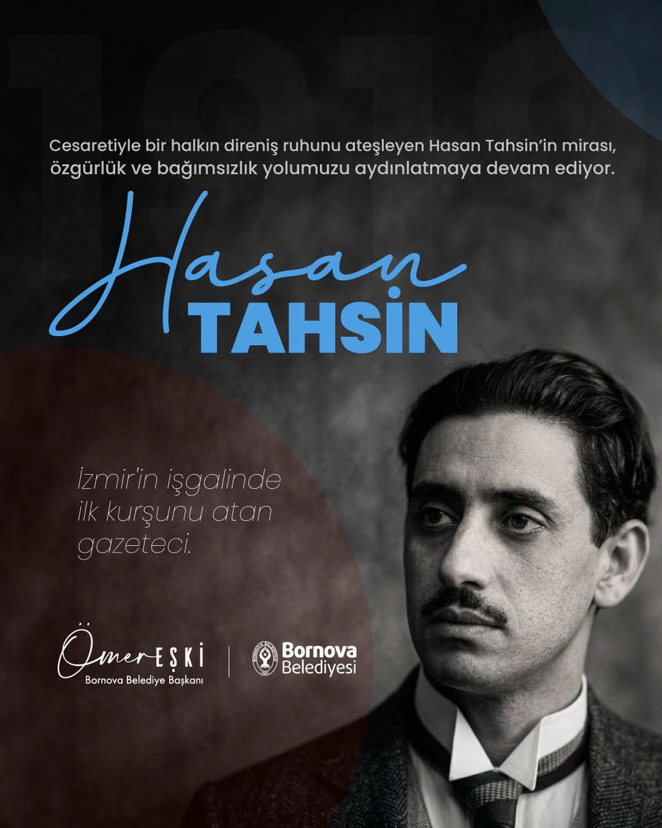 omereskichp's tweet photo. İzmir'in işgaline karşı ilk kurşunu sıkarak bir milletin direniş meşalesini yakan Şehit Gazeteci Hasan Tahsin'i saygı ve minnetle anıyorum.

Onun cesareti, yolumuzu aydınlatmaya devam ediyor. 🇹🇷 https://t.co/x9VBIe1gIA