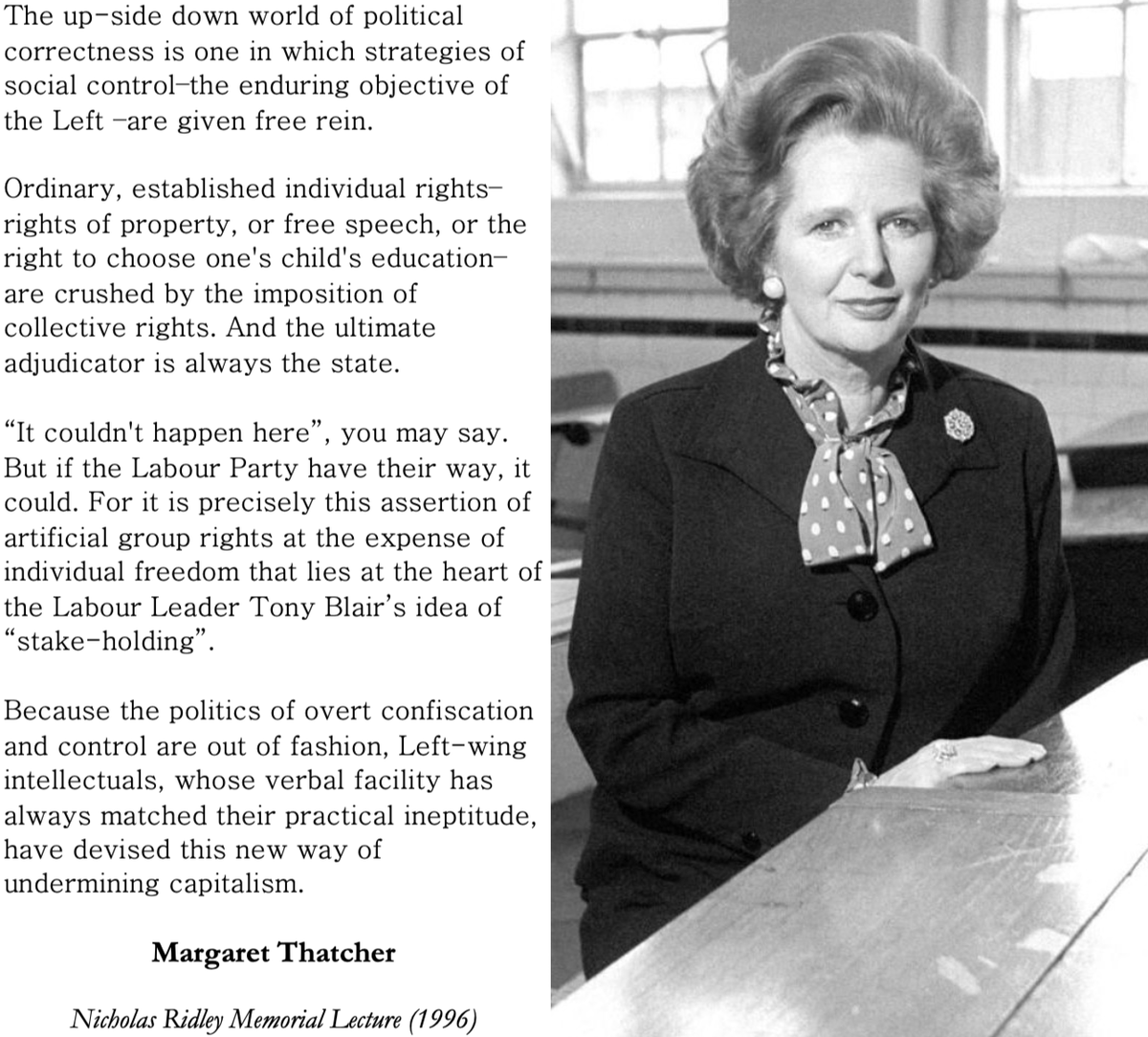 Margaret Thatcher tweet media