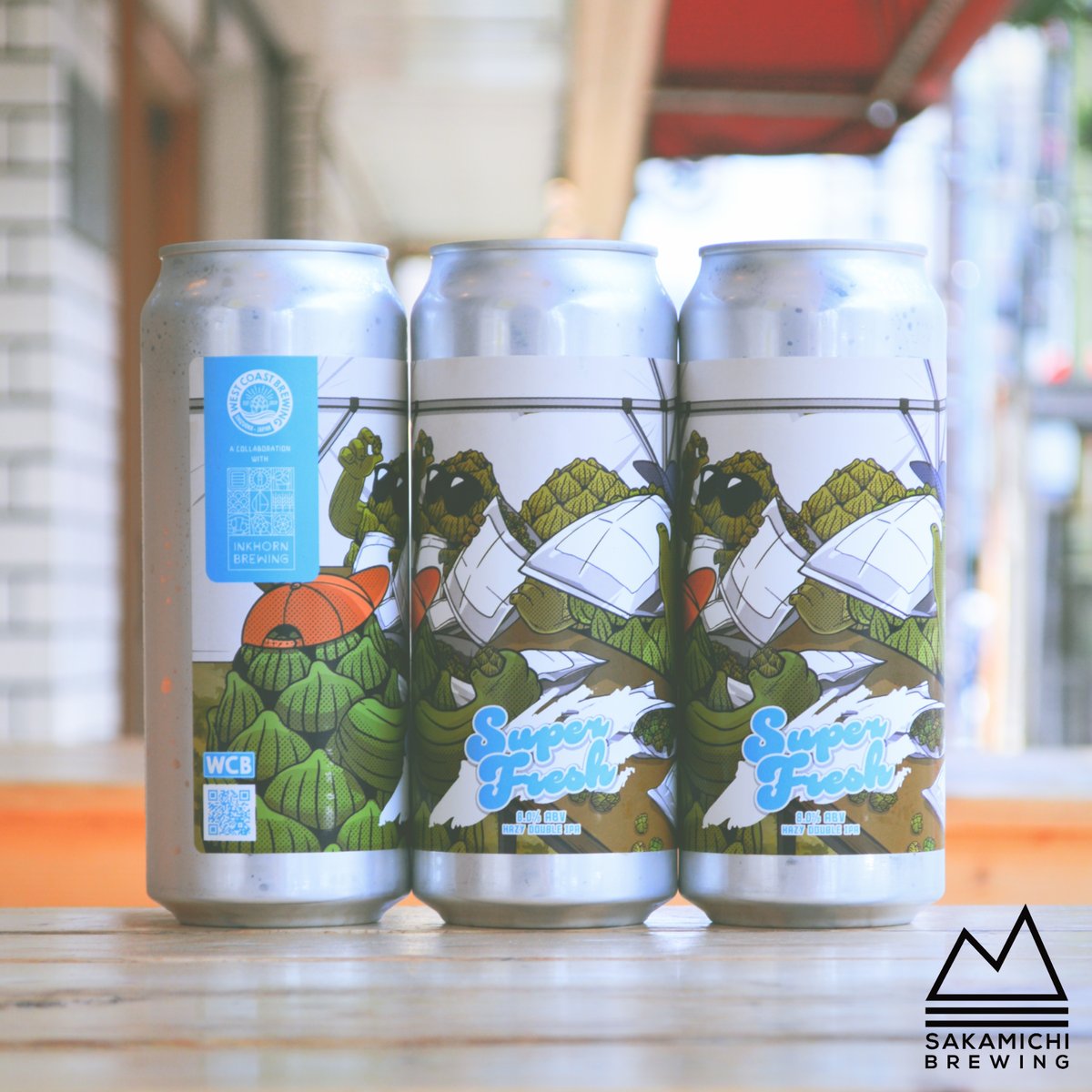 WCBとInkhornのコラボレーションビールが登場！ Super Fresh / Hazy